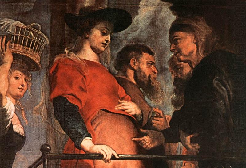 Meeting of Mary and Elisabeth (detail), RUBENS, Pieter Pauwel